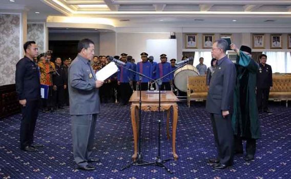 Gubernur Lantik Fahrizal Darminto sebagai Penjabat Sekda Provinsi Lampung