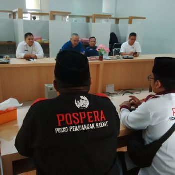 Pengurus DPC Pospera Lampura Sambangi Kantor BPN
