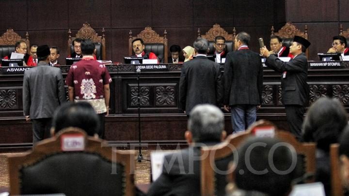 Mahkamah Konstitusi Menerima Berkas Perbaikan Kubu Prabowo