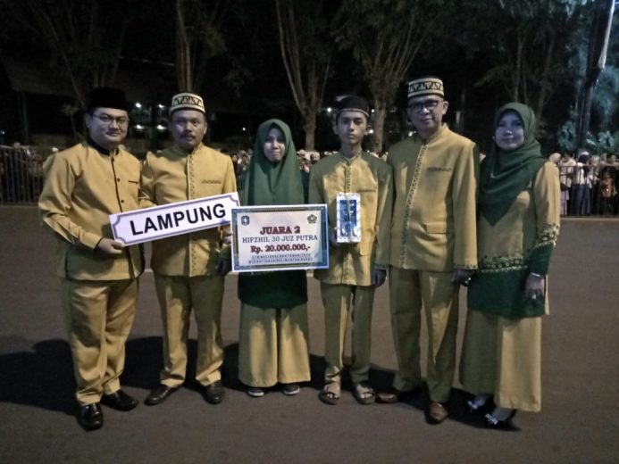 Hafiz Lampung Menjadi Juara II Nasional di Ajang STQ