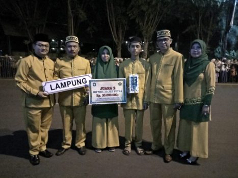 Hafiz Lampung Menjadi Juara II Nasional di Ajang STQ