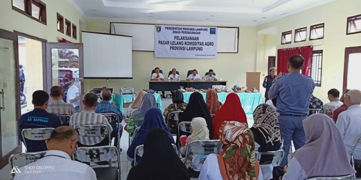 Pemprov Lampung Gelar Pasar Lelang Komoditas Agro di Lambar