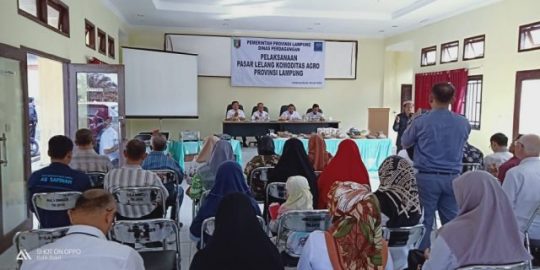 Pemprov Lampung Gelar Pasar Lelang Komoditas Agro di Lambar