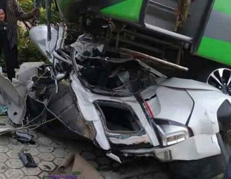 Tabrakan Maut di Jalinsum Lampura, Polisi Amankan Sopir Bus