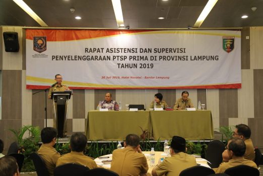 Dinas Penanaman Modal dan dan PTSP Lampung Berupaya Tingkatkan Pelayanan Prima