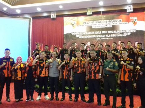 Rycko Menoza Hadiri Pelantikan Sapma Pemuda Pancasila Bandarlampung