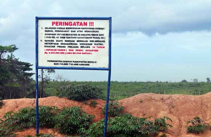 Jejak Konflik Berdarah di Register 45 Mesuji
