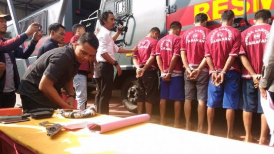14 Hari Operasi Sikat, Polda Lampung Ungkap 13 Kasus dan 9 Tersangka