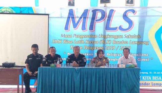 Ini Kata Petinggi Polda Lampung di Acara MPLS SMK Bandarlampung