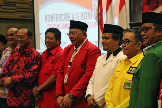 Merajut Merah Putih, PKS Hadiri Konferda PDIP Lampung