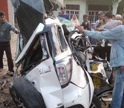 Satu Orang Tewas dalam Tabrakan Maut di Jalinsum Lampung Utara