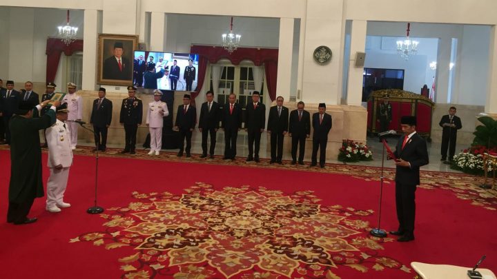 Jokowi Lantik Politikus PAN Jadi Wakil Gubernur Sulawesi Tengah