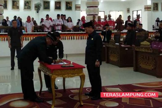 DPRD Kota Bandarlampung Sahkan Tiga Perda