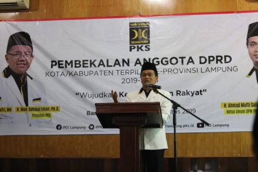 Ahmad Mufti Salim Ajak Anggota Legislatif PKS Bersama Buat Kebaikan