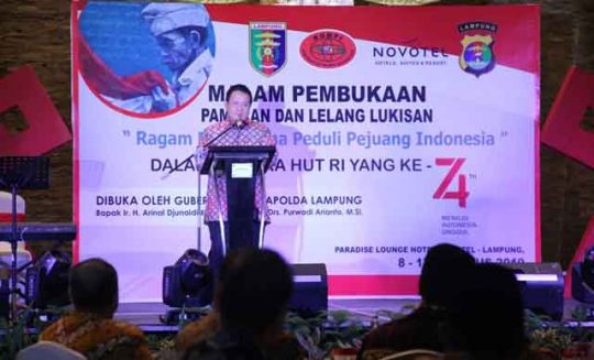Gubernur Lampung Buka Pameran dan Lelang Lukisan