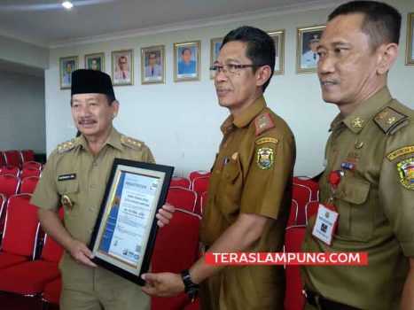 Disnaker Kota Bandarlampung Meraih Sertifikat ISO 9001