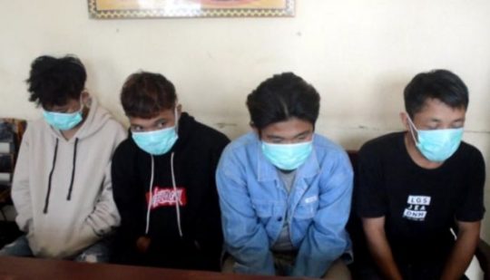 Para Penganiaya Kakek di Pekon Rantau Tijang Pardasuka Diringkus Polisi