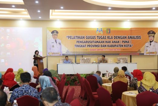 Delapan Daerah di Lampung Diharapkan Wujudkan Kabupaten-Kota Layak Anak