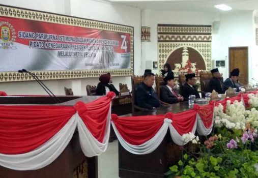Pidato Kenegaraan Presiden, Ini yang Menarik di Ruang Sidang DPRD Bandarlampung