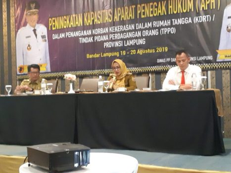 Pemprov Lampung Komitmen Cegah KDRT dan Perdagangan Orang