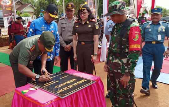 TMMD di Lampura Ditutup, Ini Harapan Danrem Garuda Hitam