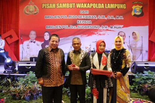Gubernur Arinal Hadiri Pisah Sambut Wakapolda Lampung