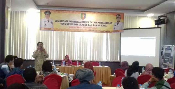 Dinas PPA Lampung Gelar Sosialisasi Partisipasi Media dalam Pemberitaan Soal Perempuan dan Anak