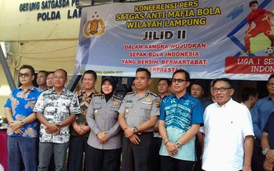 Satgas Anti Mafia Bola di Lampung Terbentuk, Ini Susunan Pengurusnya