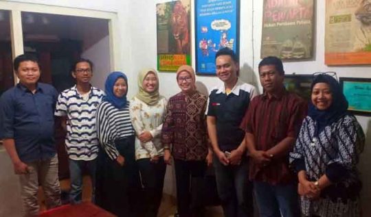 Program Pencegahan Korupsi, Humas KPK Silaturahmi ke AJI Bandarlampung