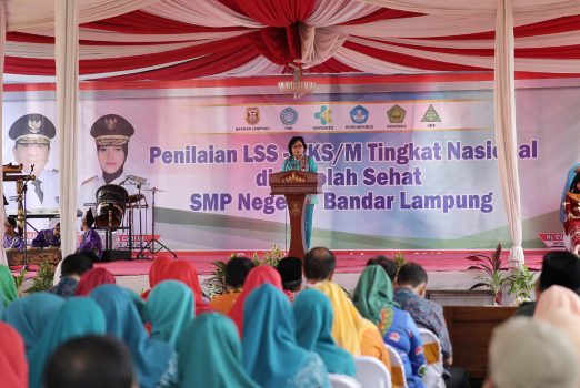 SMPN 7 Bandarlampung Wakili Lampung pada Lomba Sekolah Sehat Nasional