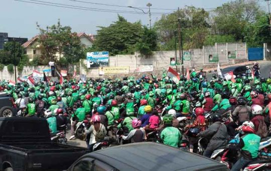 Para Pengemudi Ojek Online akan Demo Besar-besaran pada Awal 2020