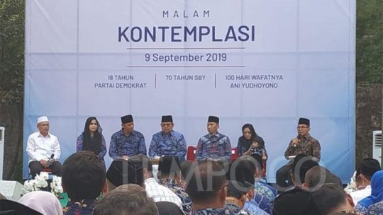 Pidato Kontemplasi, SBY Ajak Masyarakat Dukung Jokowi