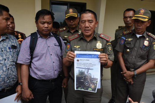 Sebarkan Video Hoax Pol PP Bandarlampung Robohkan Masjid, Warganet Dipolisikan