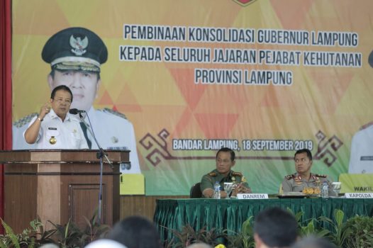 Gubernur Lampung Instruksikan Pencegahan Dini Kebakaran Hutan dan Lahan