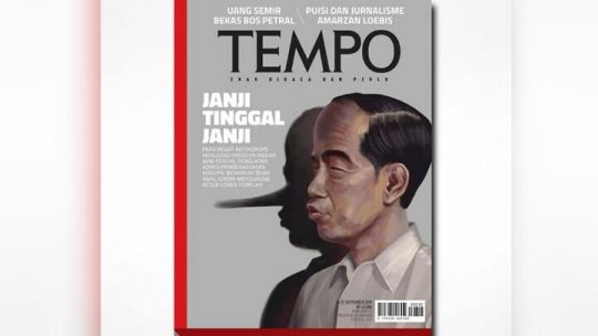 AJI Menilai Gambar Jokowi di Sampul Tempo Sesuai Proporsi