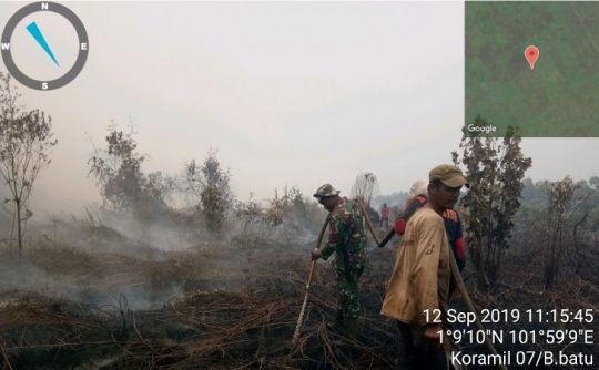 43 Lahan Terbakar Disegel KLHK, 5 Milik Warga Malaysia dan Singapura