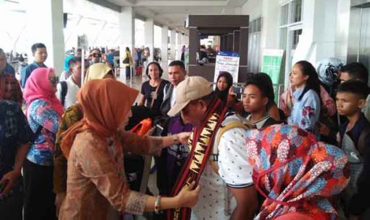 Peserta FLS2N dari Beberapa Provinsi Mulai Tiba di Bandarlampung