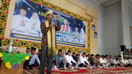 Tausiyah Ustaz Abdul Somad di Islamic Center Kotabumi Dihadiri Ribuan Warga