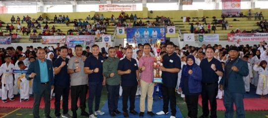 Plt Bupati Lamsel Buka Kejurnas Taekwondo Lampung Open II