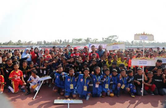 Bersaing Dapatkan Tiket ke China, 12 Tim U-11 Ikuti Turnamen di Lamsel