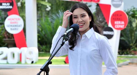 Budi Sadikin dan Kartika Wamen BUMN, Angela Wamen Pariwisata, Surya Chandra Wamen ATR/BPN