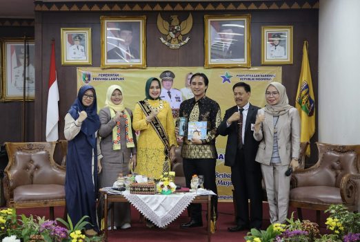 Riana Sari Arinal Dikukuhkan sebagai Bunda Literasi Provinsi Lampung