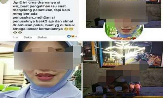 Anggota Polisi Militer AU di Dicopot Jabatannya karena Istrinya Posting Menyinyiri Penusukan Wiranto