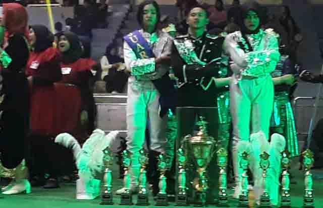 Gita Praja Saburai Lampung Raih Juara Umum Kejurnas Marching Band 2019
