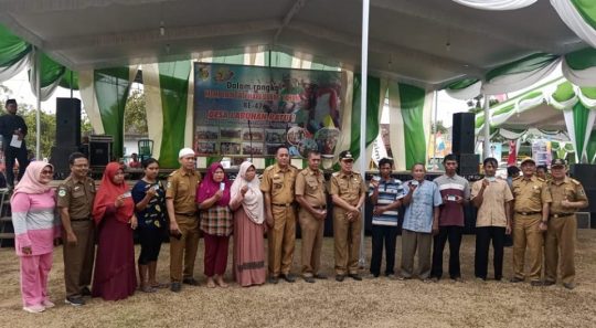 Bupati Lamtim Resmikan Perpustakaan Desa Labuhan Ratu I