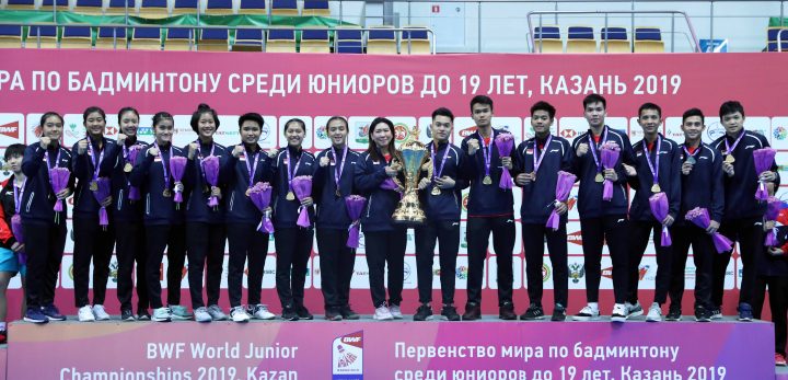 Indonesia meraih juara dunia Bulutangkis Junior 2019 (Foto: badmintonindonesia.org)