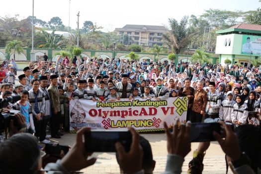 Wagub Lampung Lepas Kontingen Olympic Ahmad Dahlan 2019