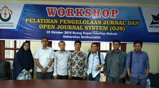 Fakultas Hukum Unimal Lhokseumawe Siapkan Jurnal OJS