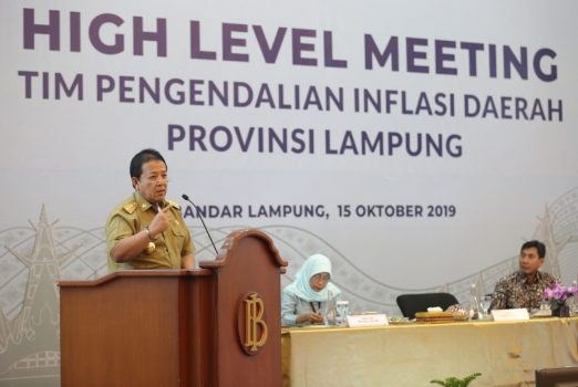 Gubernur Arinal Rumuskan Langkah Strategis Pengendalian Inflasi Lampung