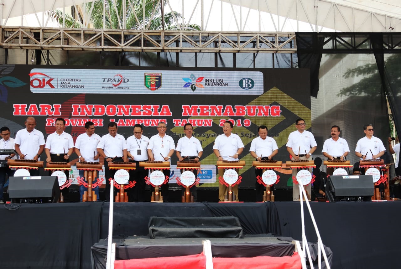 Pencanangan Hari Indonesia Menabung, Ini Kata Ketua OJK Lampung